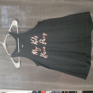 NWT Box Lunch "my kids have paws" tank top size‎ M